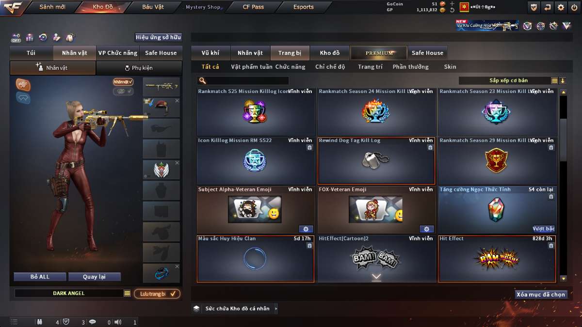 shop acc cf uy tin gia re
